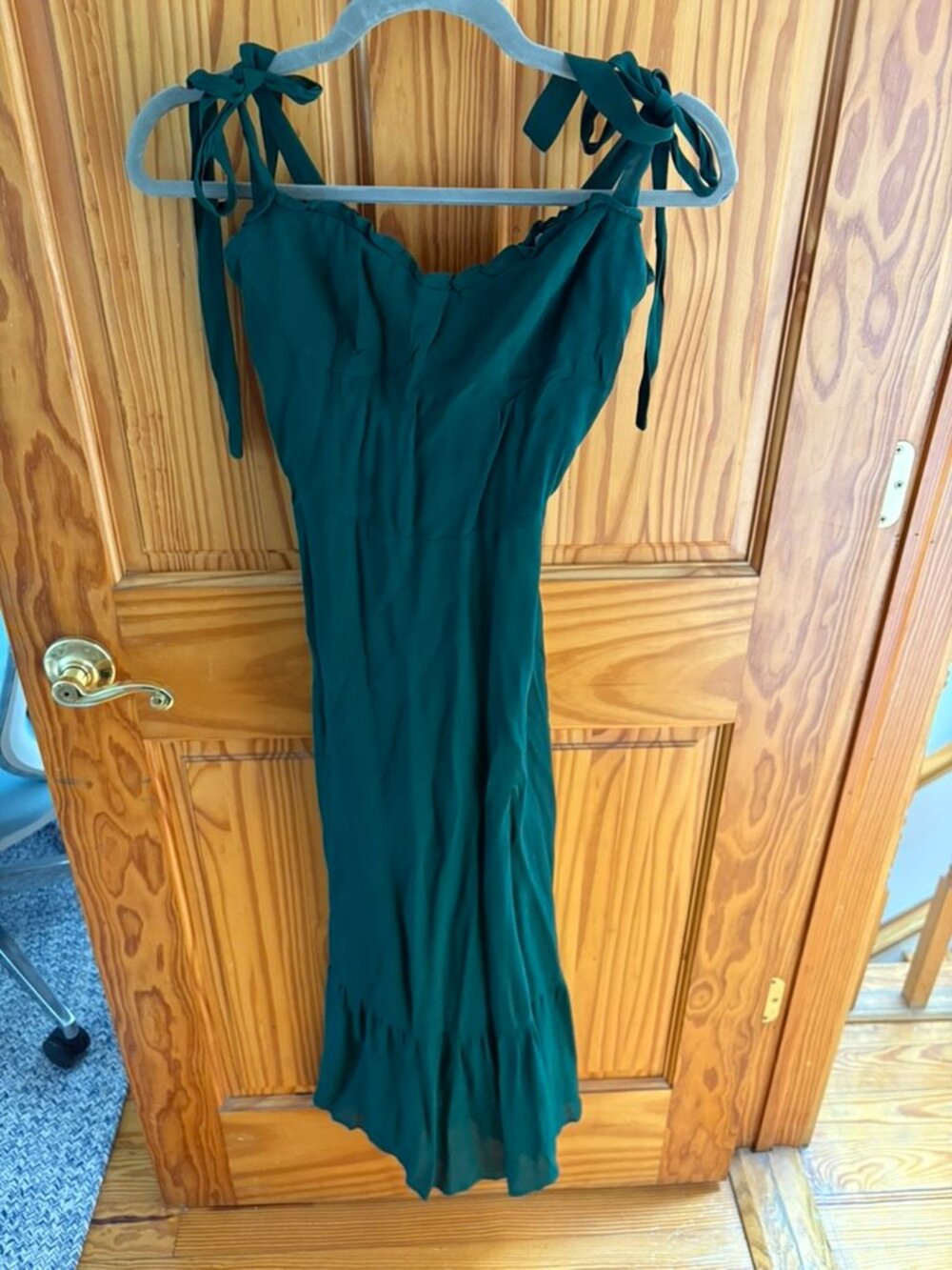 Green Reformation Cocktail Dress